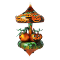 Załaduj obraz do przeglądarki galerii, Pumpkin Carousel Whirling Pumpkin Parade Halloween Handmade Glass Christmas ornament 2021-205
