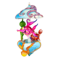 Załaduj obraz do przeglądarki galerii, Ocean Fairytale Carousel Handmade Glass Christmas ornament 2021-213
