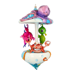 Vivid Reef Procession | Hand-Painted Glass Ornament | Blubom 2021-213