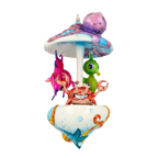Vivid Reef Procession | Hand-Painted Glass Ornament | Blubom 2021-213