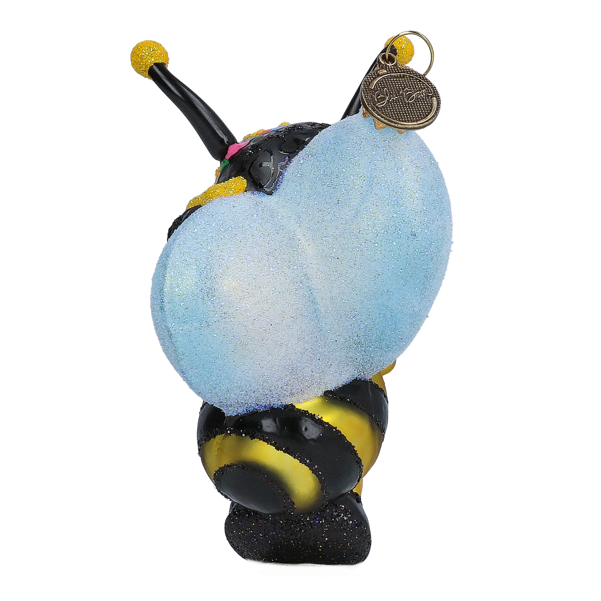 Honeybee Girl Ornament Handmade Glass Christmas ornament bee 2022-003