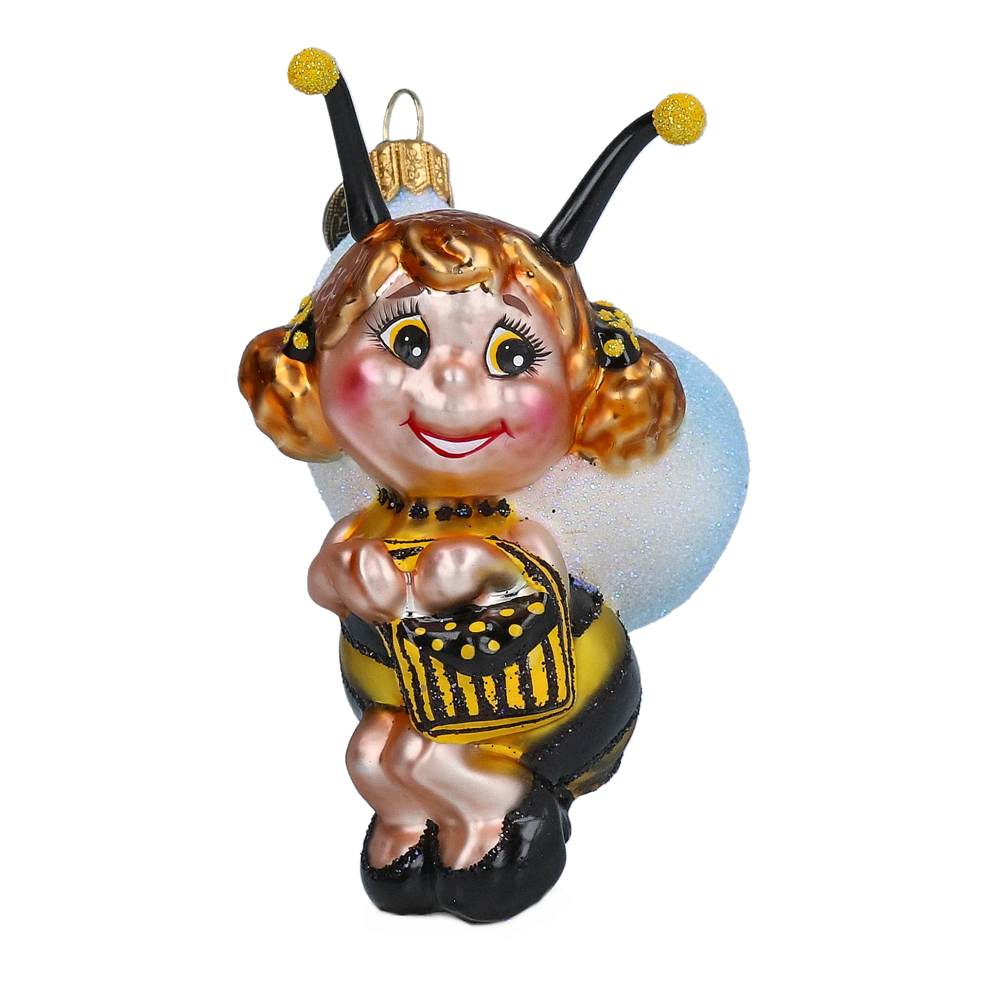 Golden Bee Maiden Premium christmas glass ornament 2022-005