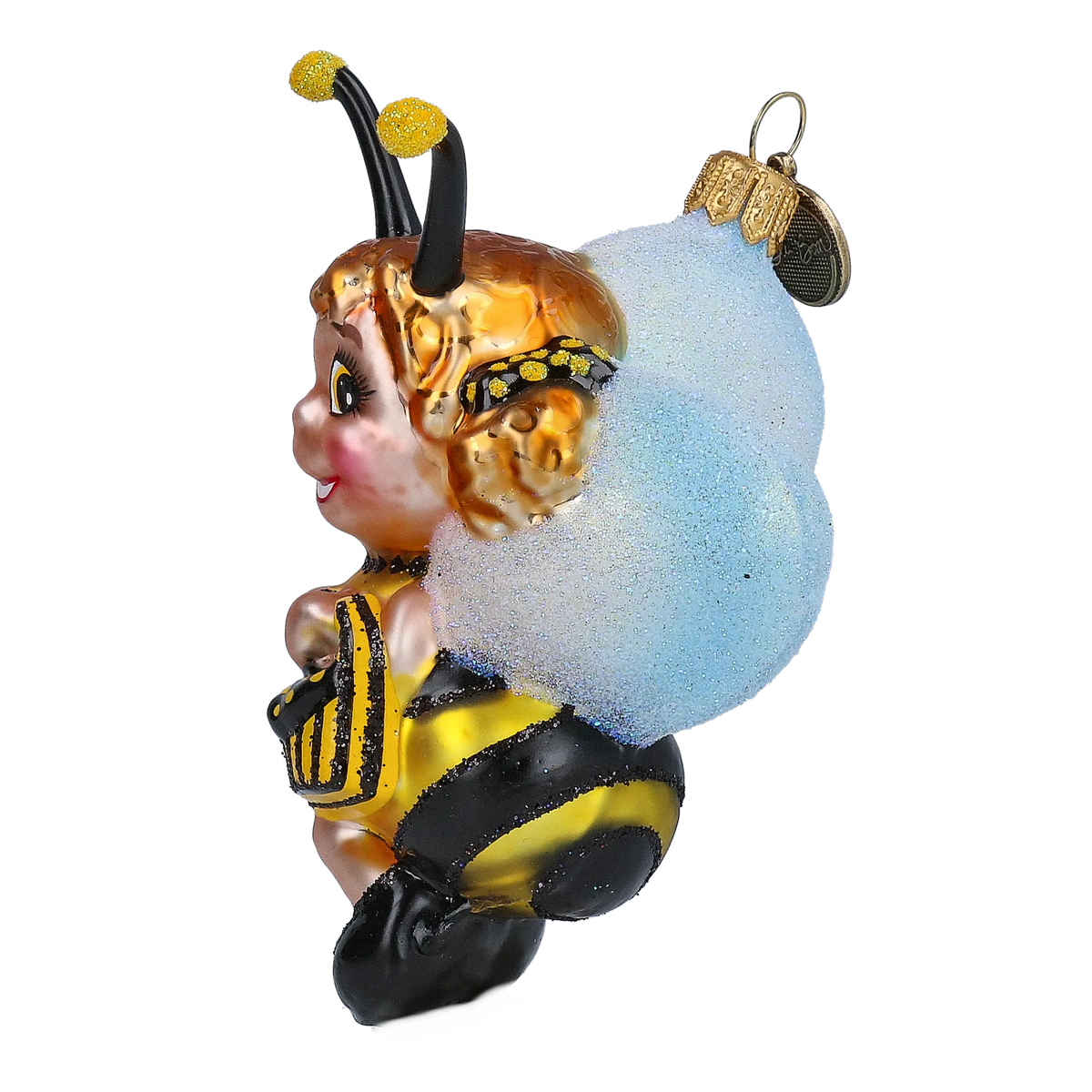 Radiant Honey Scout | Hand-Painted Glass Ornament | Blubom 2022-005