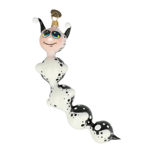 Gąsienica Szklana Ozdoba Dżdżownica