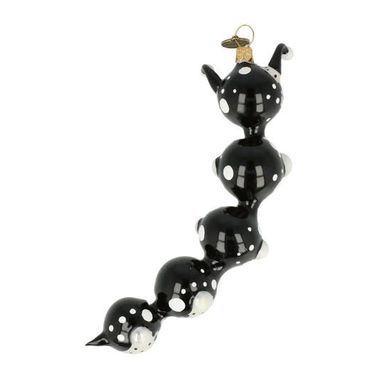 Gąsienica Szklana Ozdoba Dżdżownica