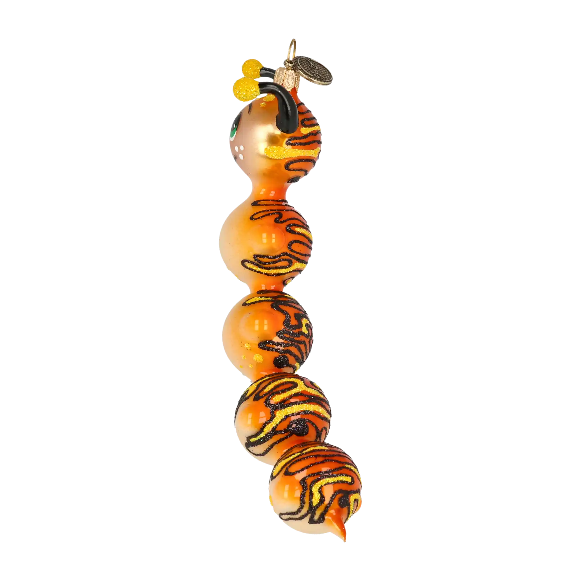 Gąsienica Tygrysek Szklana Ozdoba Dżdżownica