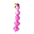 Load image into Gallery viewer, Earthworm Joyful Dot. Handmade Glass Christmas ornament. 2022-013
