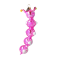 Load image into Gallery viewer, Earthworm Joyful Dot. Handmade Glass Christmas ornament. 2022-013
