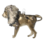 Solemn Gilded Monarch | Hand-Painted Glass Ornament | Blubom 2022-022