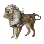 Solemn Gilded Monarch | Hand-Painted Glass Ornament | Blubom 2022-022
