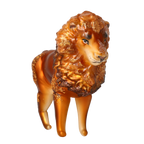 Tawny Sovereign | Hand-Painted Glass Ornament | Blubom 2022-023