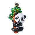 Gentle Bamboo Voyager | Hand-Painted Glass Ornament | Blubom 2022-024