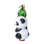 Gentle Bamboo Voyager | Hand-Painted Glass Ornament | Blubom 2022-024