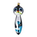 Earnest Arctic Diver | Hand-Painted Glass Ornament | Blubom 2022-036