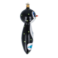 Load image into Gallery viewer, Penguin with Azure Catch Premium christmas glass ornament 2022-036
