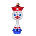 Gallant Cadet | Hand-Painted Glass Ornament | Blubom 2022-039