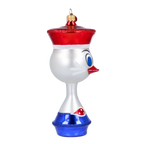 Gallant Cadet | Hand-Painted Glass Ornament | Blubom 2022-039