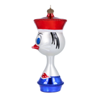 Gallant Cadet | Hand-Painted Glass Ornament | Blubom 2022-039