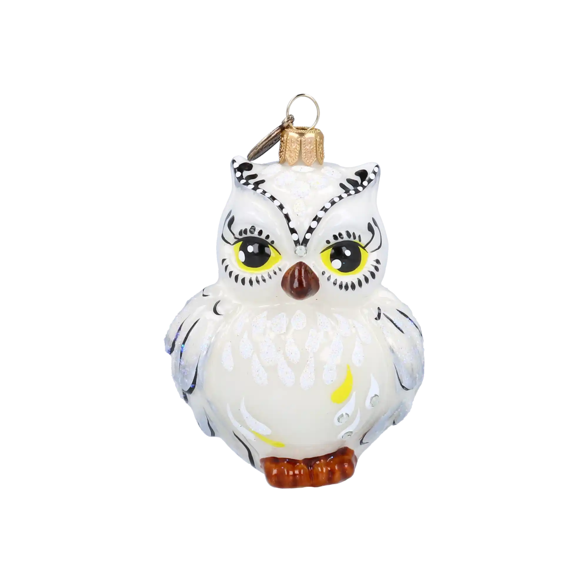 Cudownie Tajemnicza Sowa Szklana Ozdoba