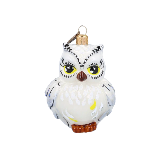 Cudownie Tajemnicza Sowa Szklana Ozdoba