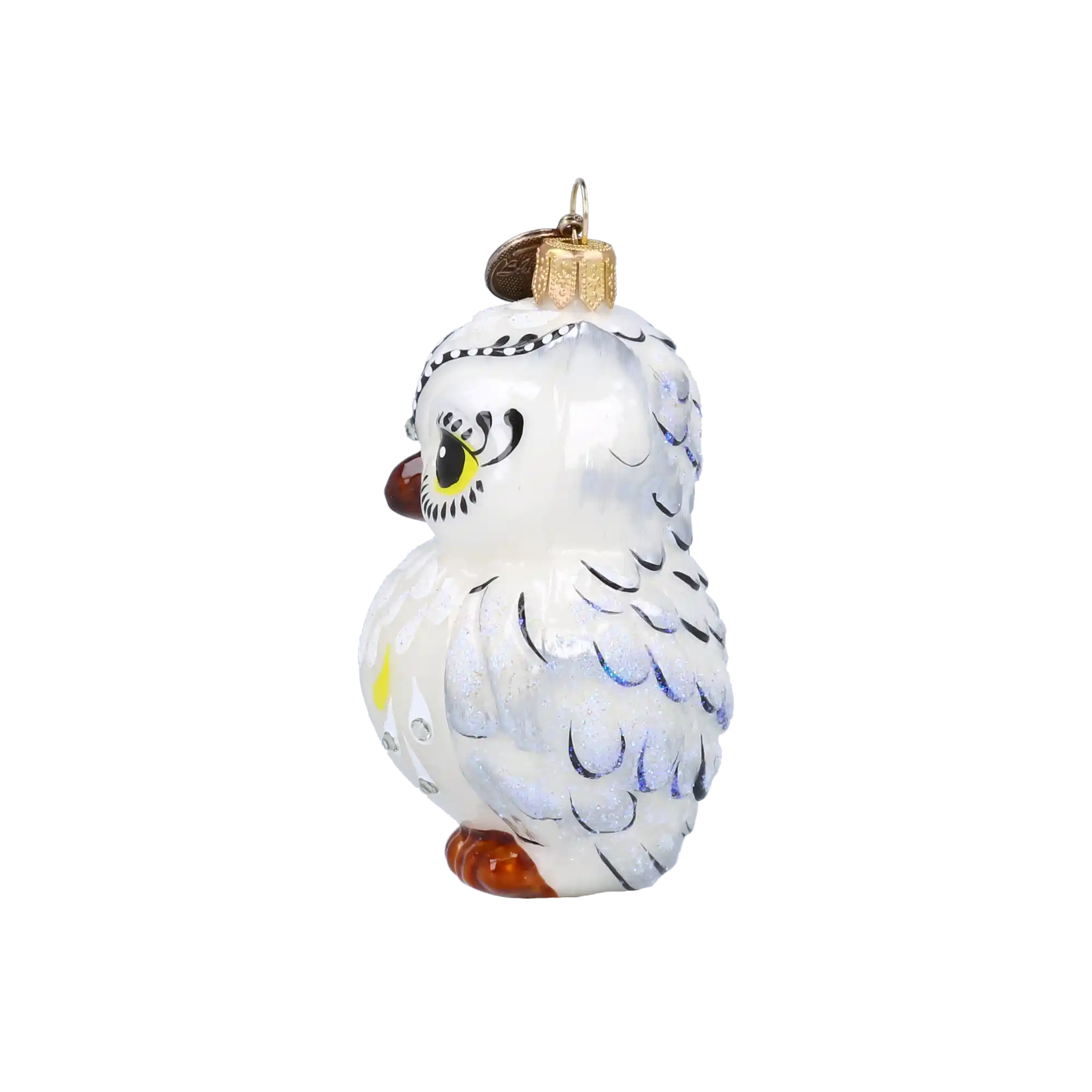 Cudownie Tajemnicza Sowa Szklana Ozdoba