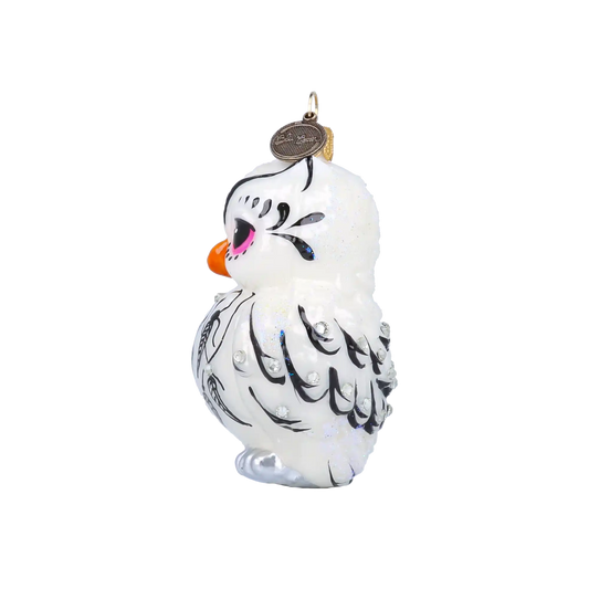 Sowa z łapaczem snów Szklana Ozdoba