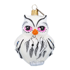 Vigilant Rose Seer | Hand-Painted Glass Ornament | Blubom 2022-049