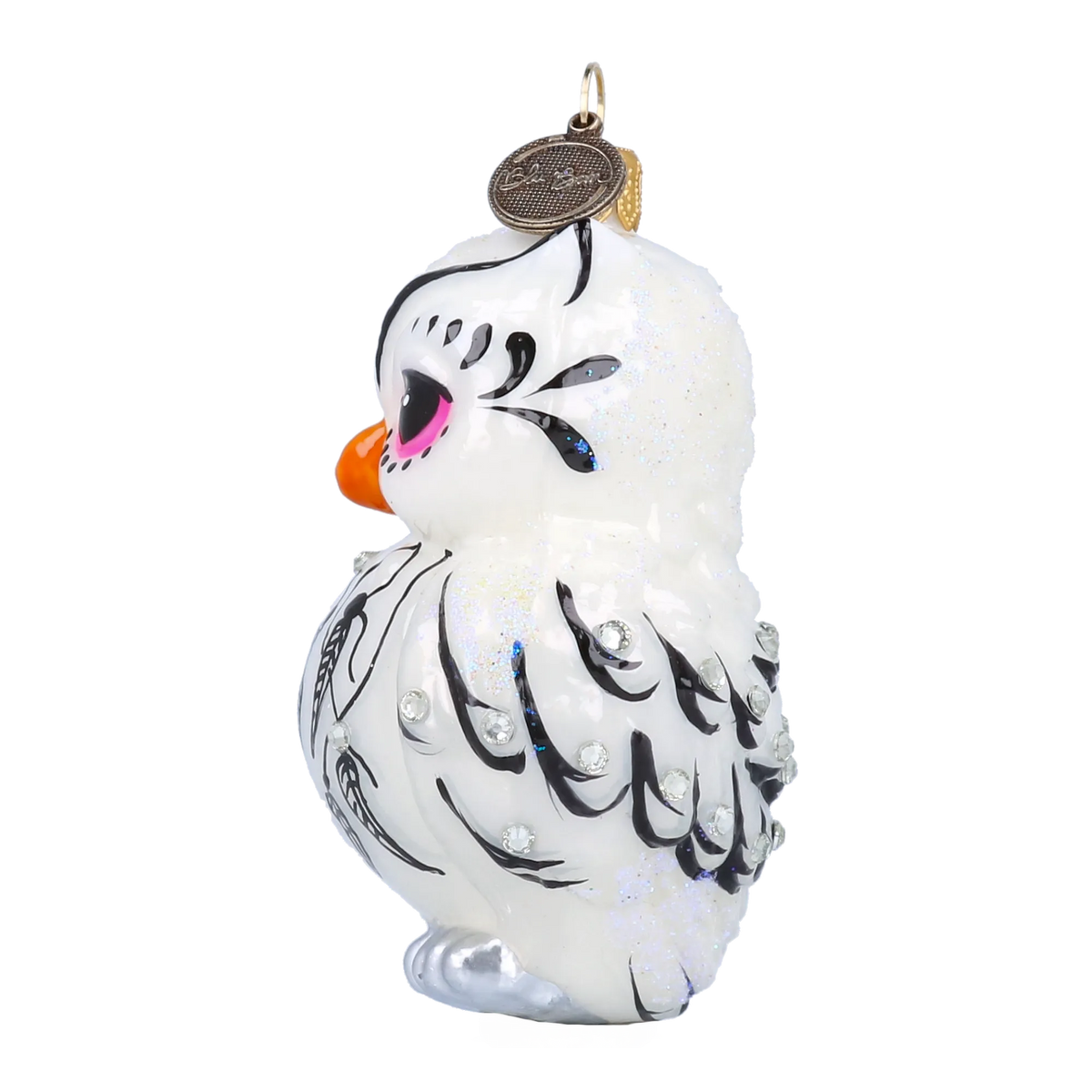 Vigilant Rose Seer | Hand-Painted Glass Ornament | Blubom 2022-049