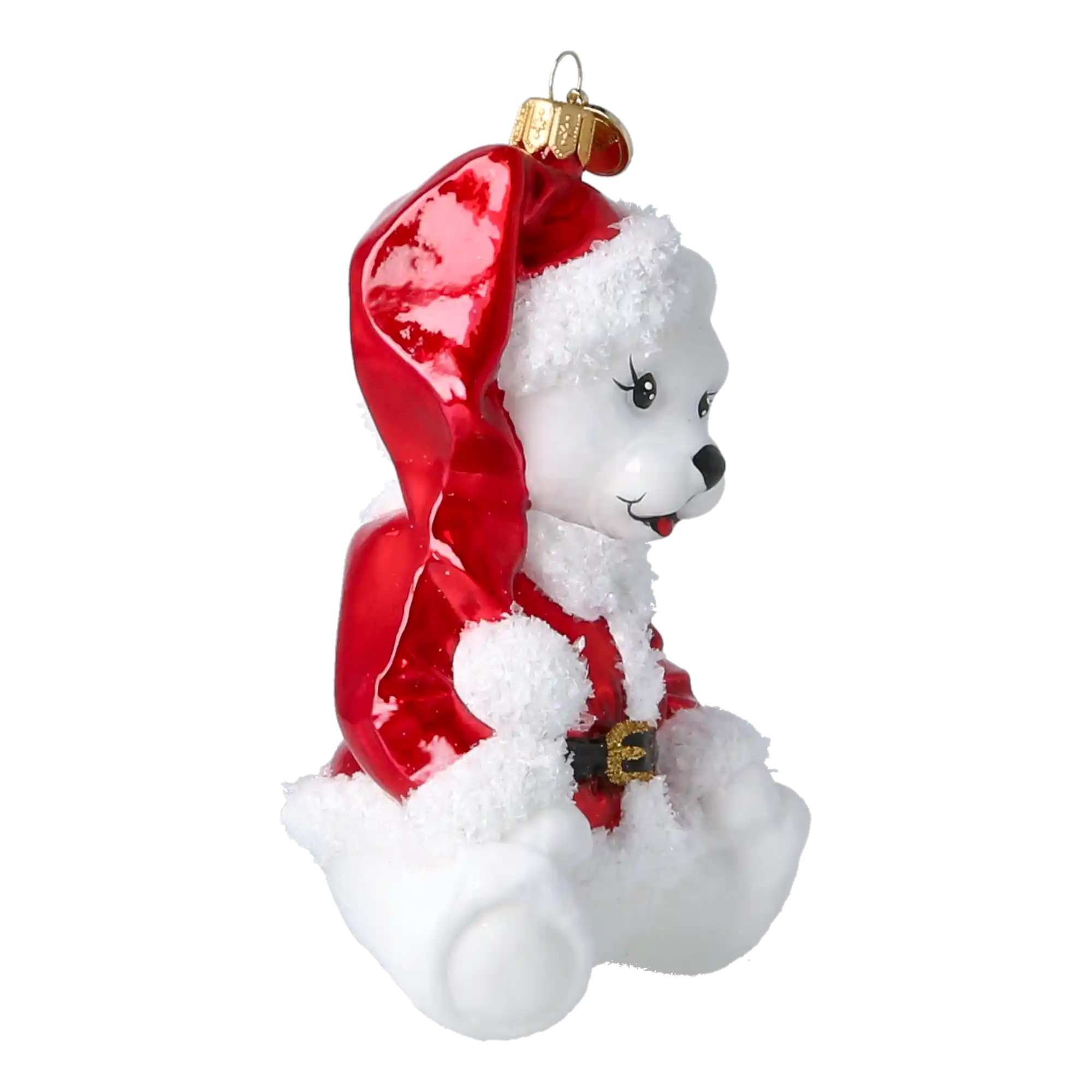 Miś W Kubraczku Szklana Ozdoba