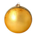 Załaduj obraz do przeglądarki galerii, Golden Holy Family Premium christmas glass ornament 2022-067
