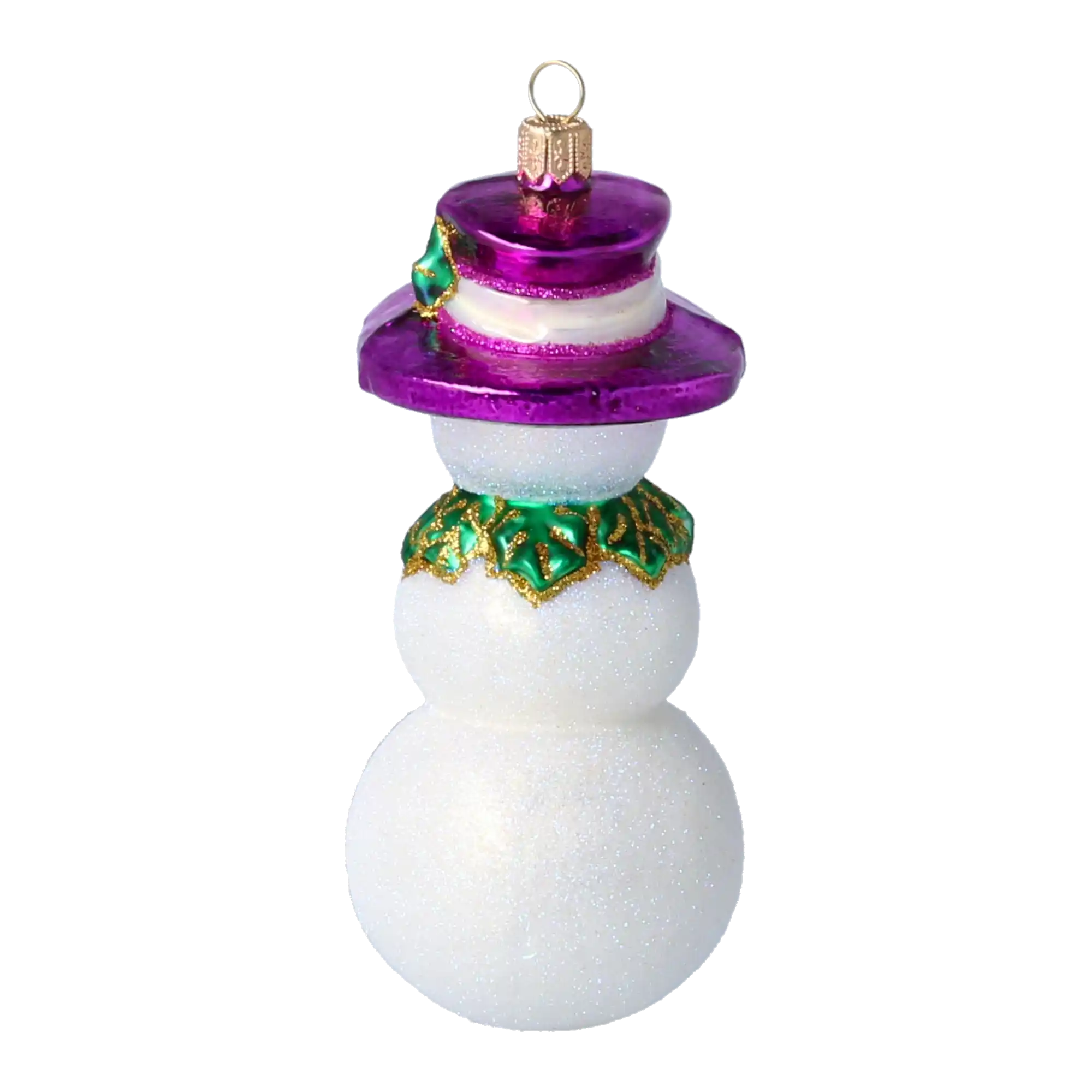 Bałwanek Szklana Ozdoba