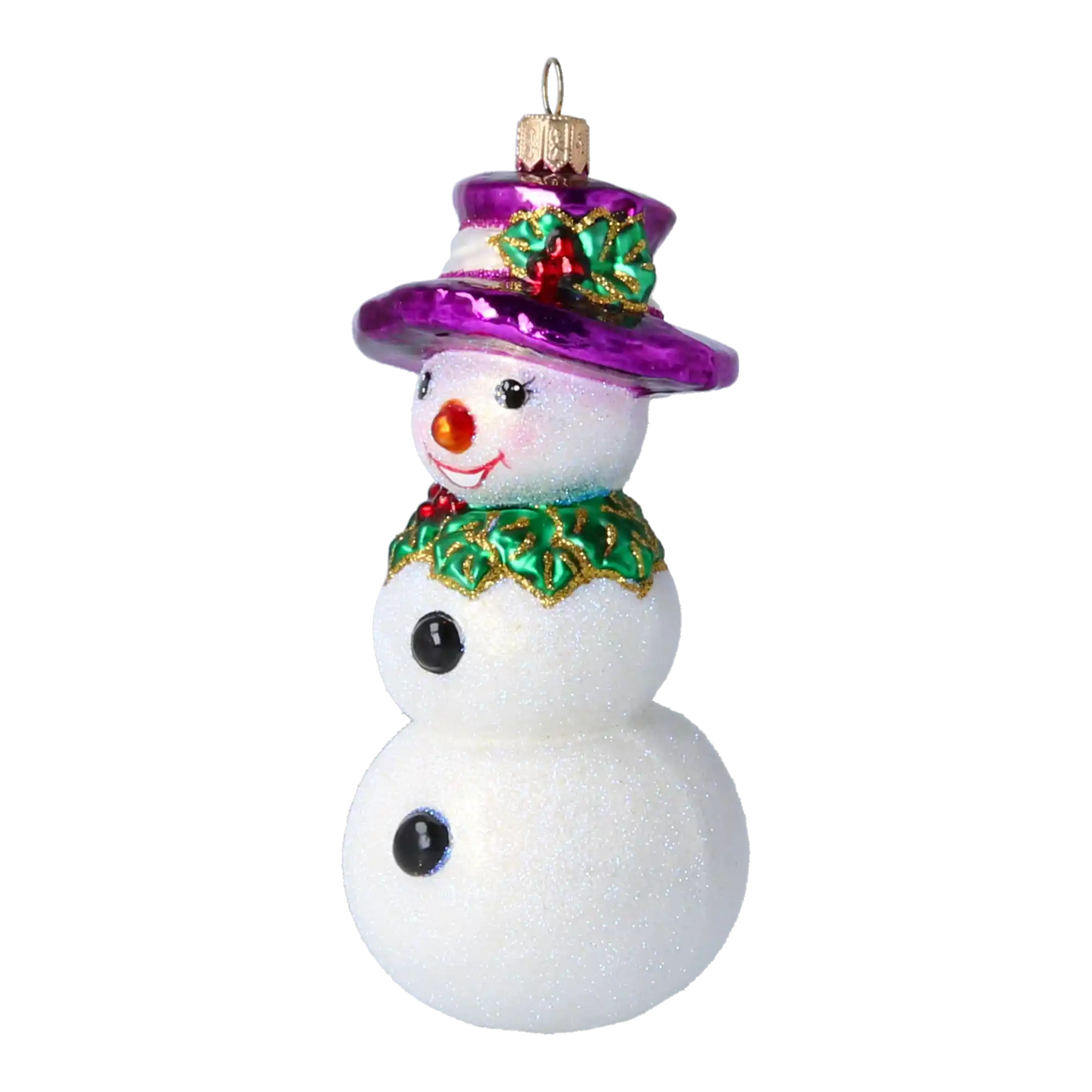 Bałwanek Szklana Ozdoba