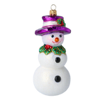 Dapper Frost Envoy | Hand-Painted Glass Ornament | Blubom 2022-070