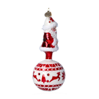 Benevolent Northern Voyager | Hand-Painted Glass Ornament | Blubom 2022-076