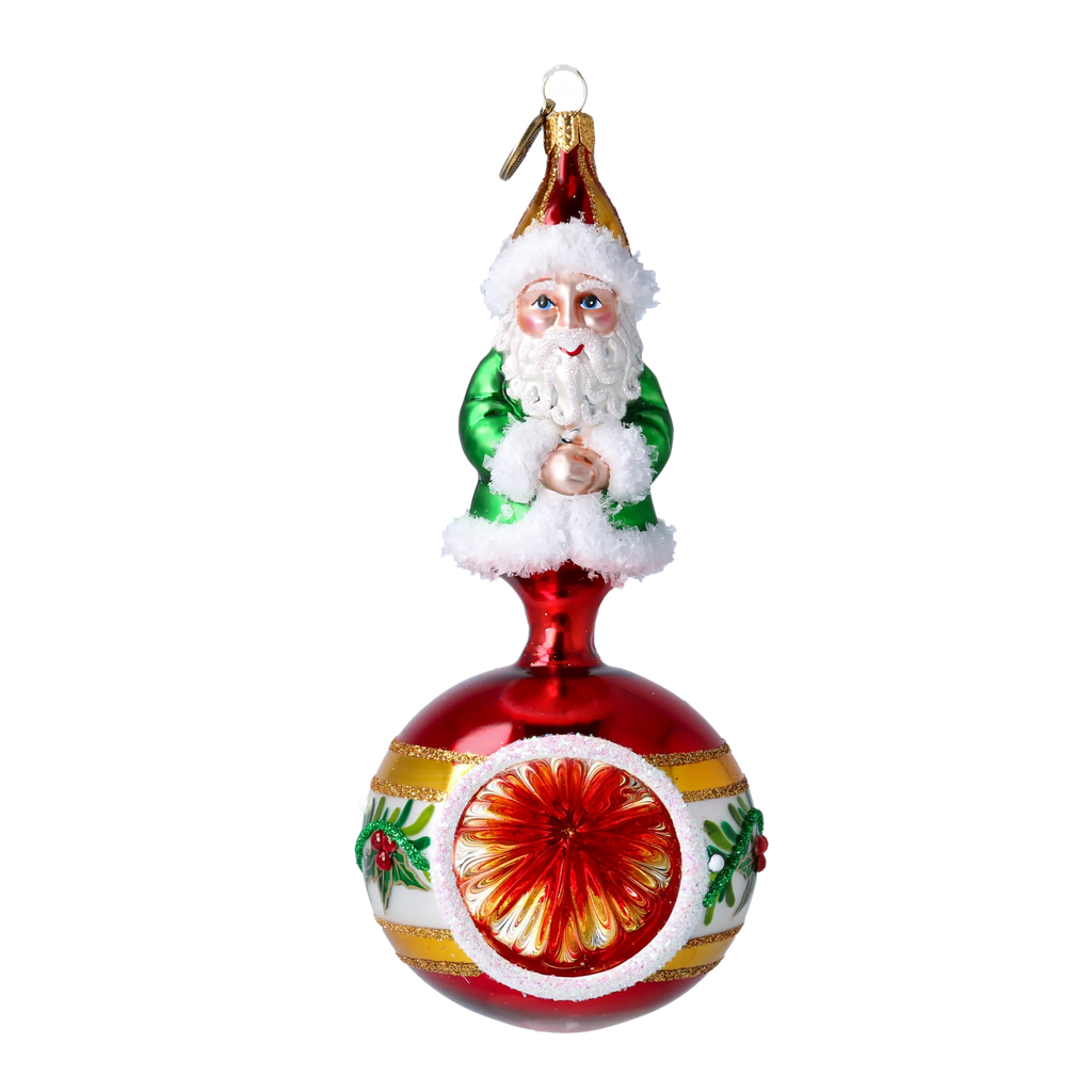 Benevolent Radiant Sovereign | Hand-Painted Glass Ornament | Blubom 2022-078
