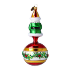 Benevolent Radiant Sovereign | Hand-Painted Glass Ornament | Blubom 2022-078