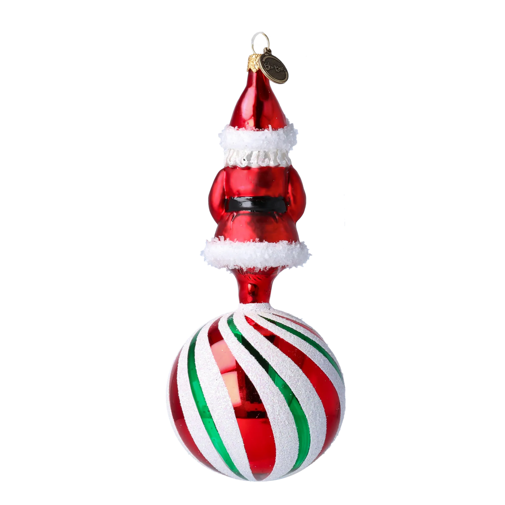 Benevolent Wayfarer | Hand-Painted Glass Ornament | Blubom 2022-080