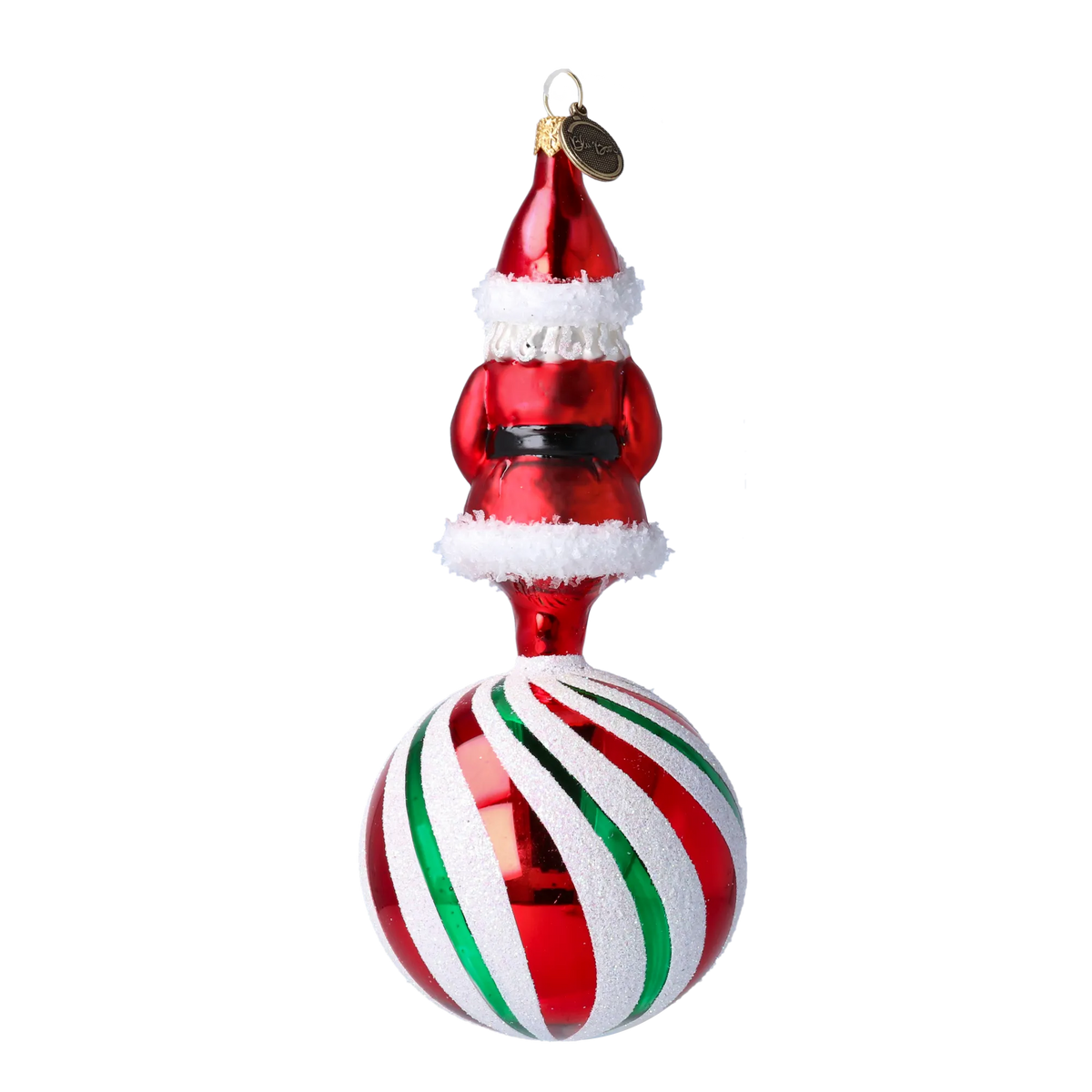Benevolent Wayfarer | Hand-Painted Glass Ornament | Blubom 2022-080