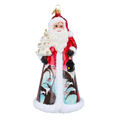 Silent Lantern Guardian | Hand-Painted Glass Ornament | Blubom 2022-083