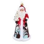 Silent Lantern Guardian | Hand-Painted Glass Ornament | Blubom 2022-083