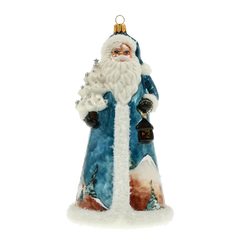 Old-World Santa in Mountain Teal