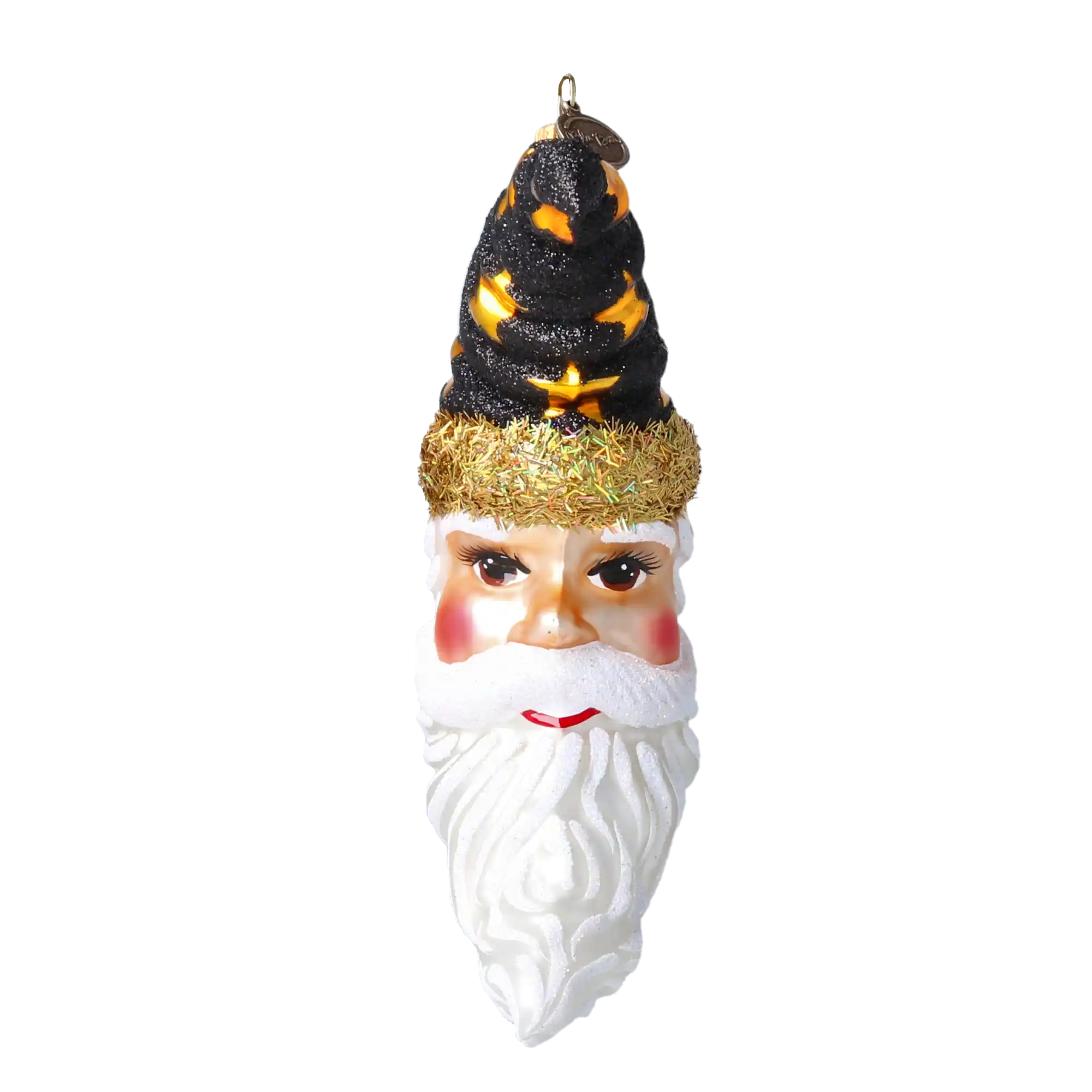 Elegancki Mikołaj Księżyc Szklana Ozdoba Gwiazda Nocy