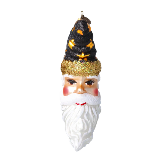 Elegancki Mikołaj Księżyc Szklana Ozdoba Gwiazda Nocy