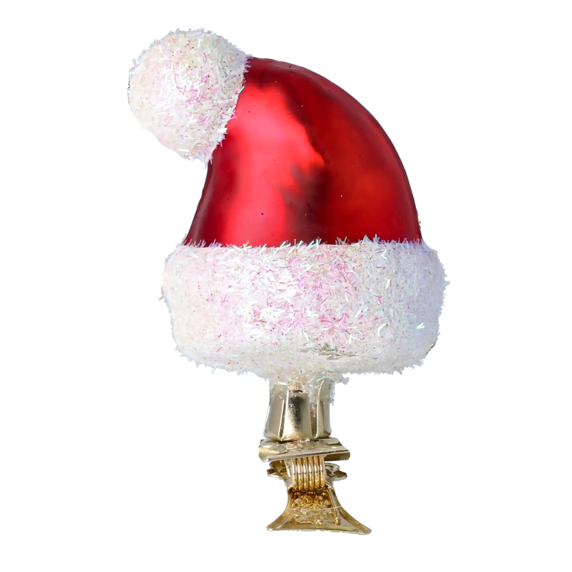 Czapka Pomocnika Mikołaja Szklana Ozdoba Czapeczka Mikołajka