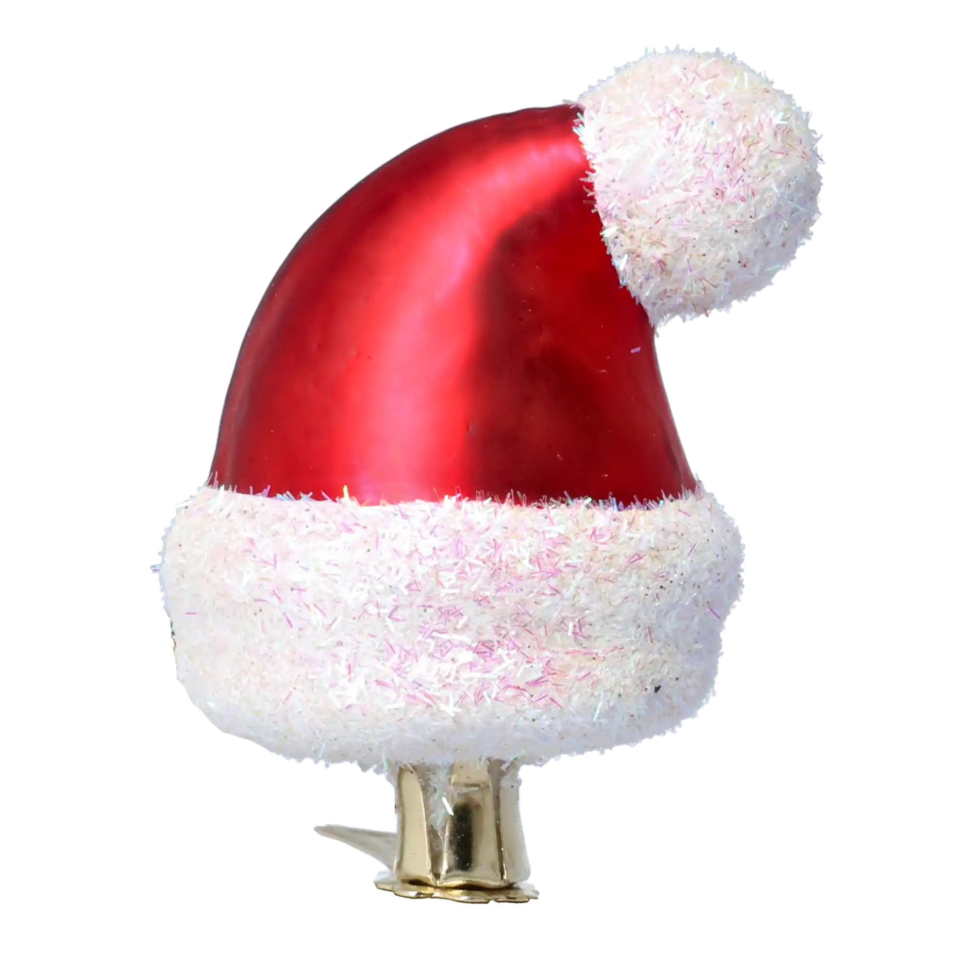 Czapka Pomocnika Mikołaja Szklana Ozdoba Czapeczka Mikołajka