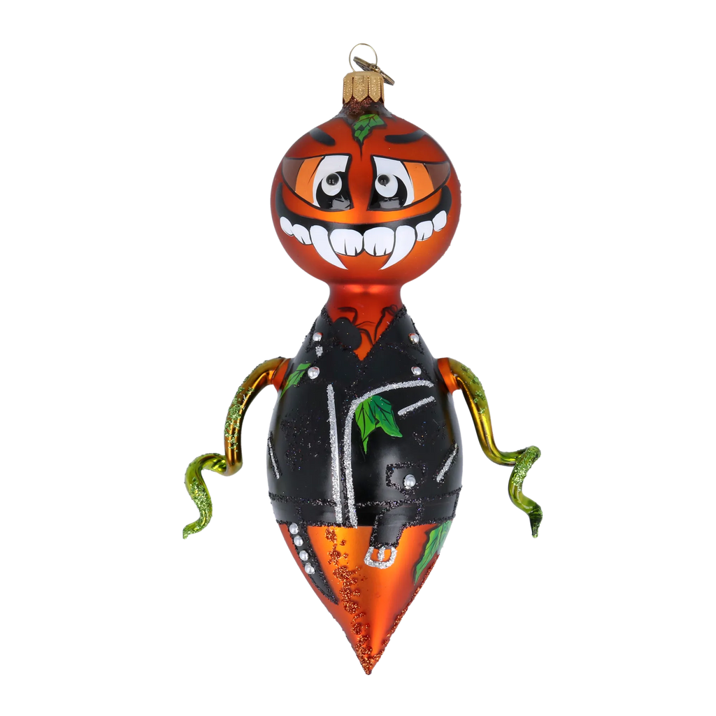 Lawless Midnight Harvester | Hand-Painted Glass Ornament | Blubom 2022-108
