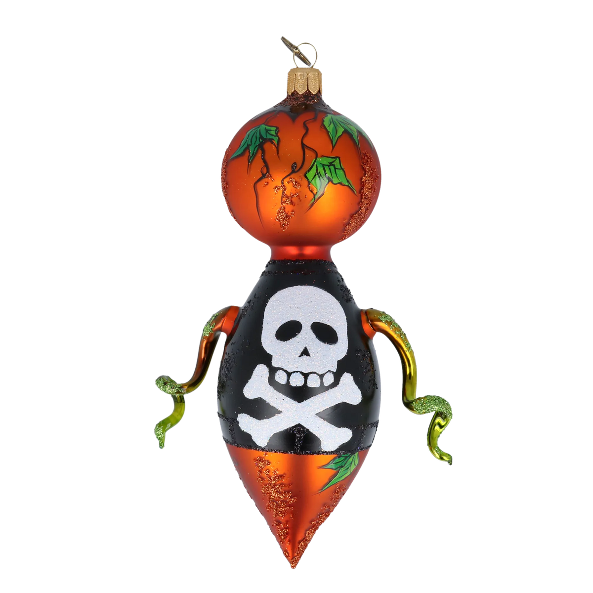 Lawless Midnight Harvester | Hand-Painted Glass Ornament | Blubom 2022-108