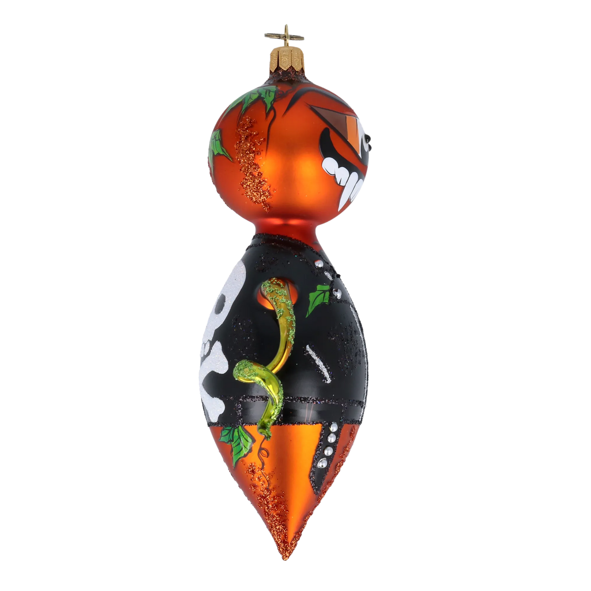 Lawless Midnight Harvester | Hand-Painted Glass Ornament | Blubom 2022-108