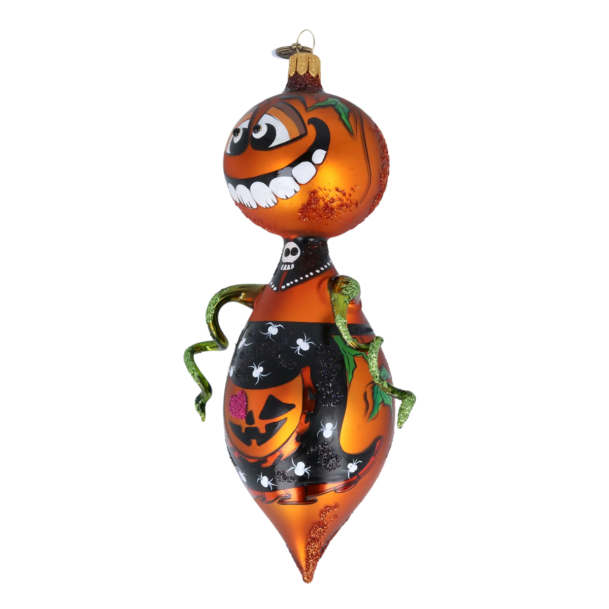 Jaunty Shadow Weaver | Hand-Painted Glass Ornament | Blubom 2022-109