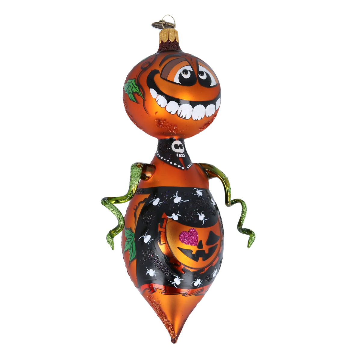 Jaunty Shadow Weaver | Hand-Painted Glass Ornament | Blubom 2022-109